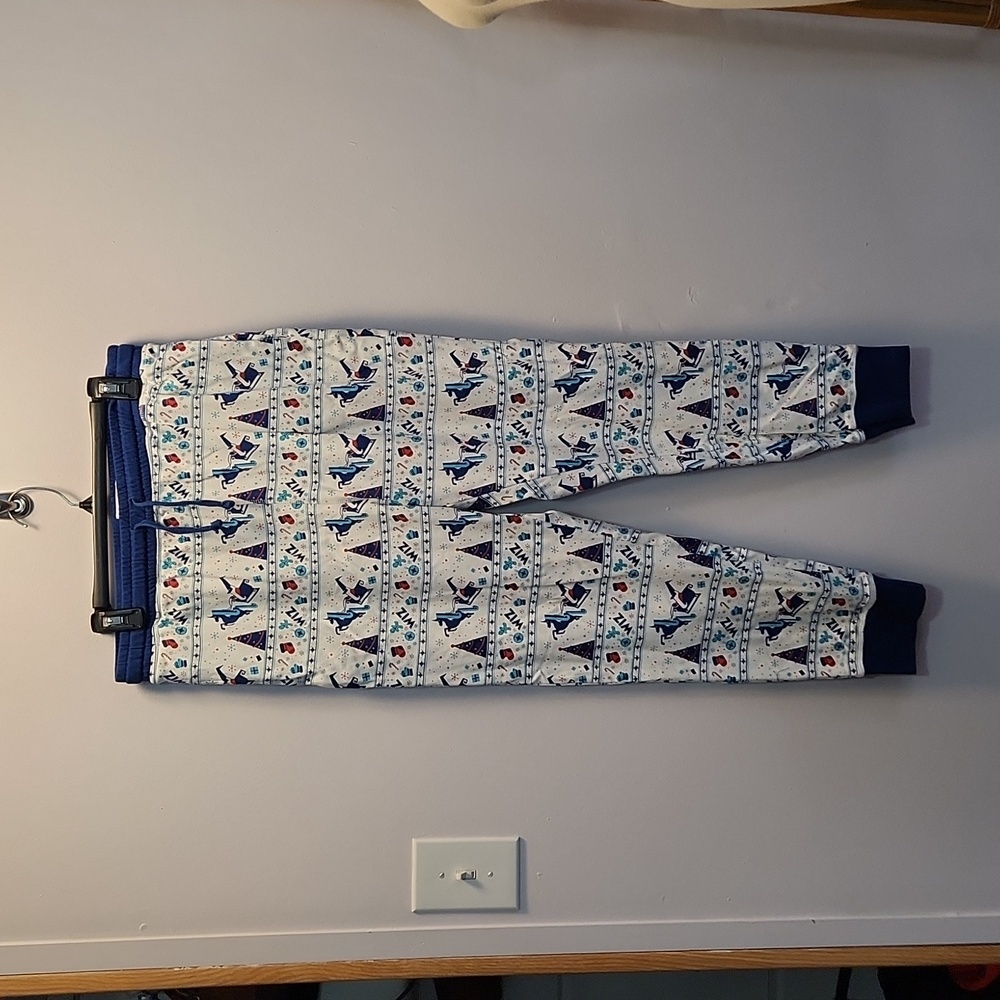 T factor Size XL pajama pants Santa Wiz Christmas themed 100% cotton